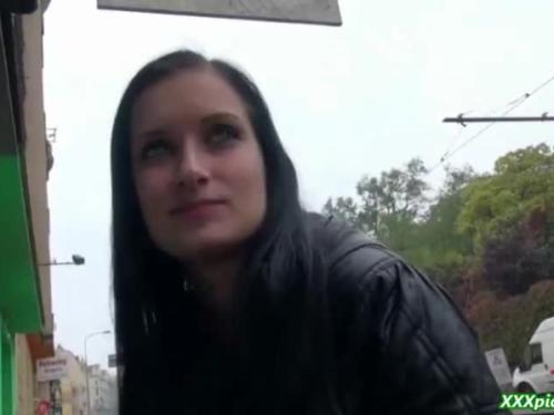Amateur czech is picked up in the streets & paid to model & fuck 33